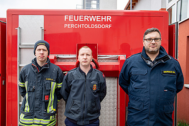 Das Team des Atemluftcontainers