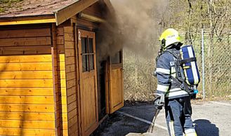 Vorschaubild: Schuppenbrand rasch gelöscht