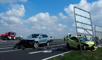 Vorschaubild: Eine Verletzter nach Verkehrsunfall