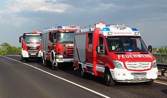 Vorschaubild: Verkehrsunfall mit zwei E-Autos