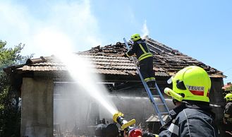 Vorschaubild: Scheune in Vollbrand
