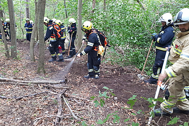 Foto: Sonderdienst  Flur- und Waldbrandbekämpfung