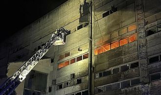 Vorschaubild: Brand im ehemaligen Zementwerk