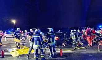 Vorschaubild: Verkehrsunfall mit 11 Verletzten