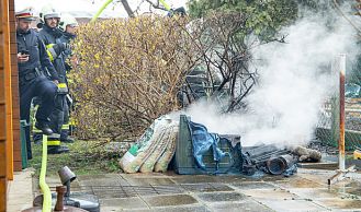 Vorschaubild: Brand Komposthaufen