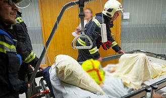 Vorschaubild: Großeinsatz im Landesklinikum Mödling