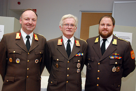 ABI Kurt Raitmar, BR Wolfgang Deringer, VI Markus Friedl