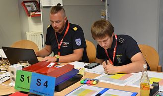 Vorschaubild: Übung des Bezirksführungsstabes Mödling