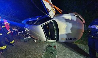Vorschaubild: Verkehrsunfall mit Menschenrettung