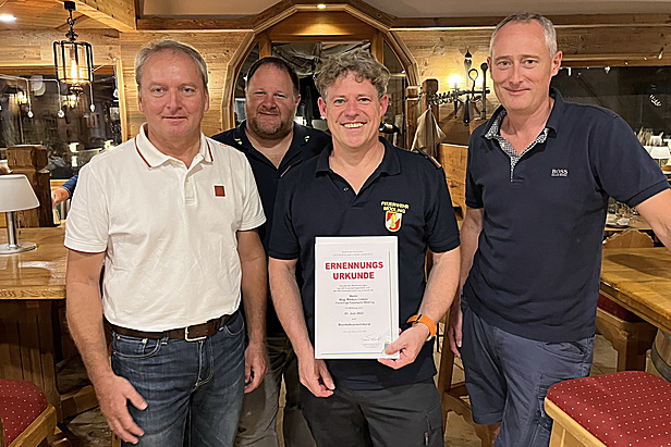 Ernennung zum Bezirksfeuerwehrkurat 