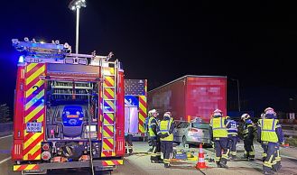 Vorschaubild: Tödlicher Verkehrsunfall in Nachtbaustelle 