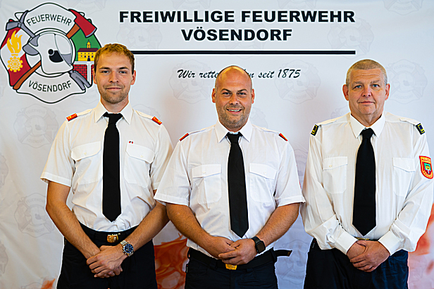 v.l.n.r. Vittmann, Ried, Grusch