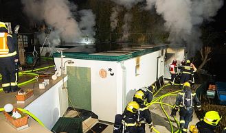 Vorschaubild: Brand eines Bungalows