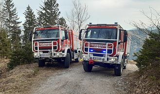 Vorschaubild: Waldbrand-Einsatz in Schwarzau im Gebirge 