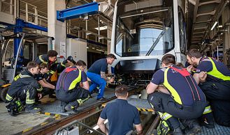 Vorschaubild: Praxisnahe Schulung bei den Wiener Lokalbahnen