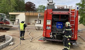 Vorschaubild: Brand eines Schweißgeräts auf Baustelle
