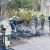 Vorschaubild zu Fahrzeugbrand bedroht Gebäude