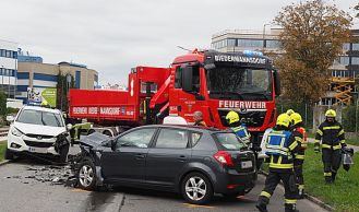 Vorschaubild: Frontalzusammenstoß im IZ NÖ-Süd