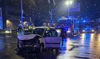 Vorschaubild: Verkehrsunfall im Industriezentrum