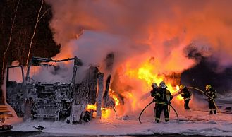 Vorschaubild: Lkw-Brand auf der A21