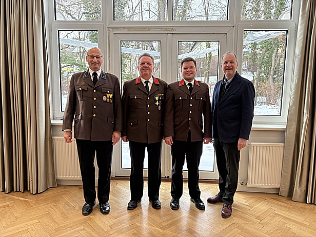 v.l.n.r. Christian Reither, Robert Weber, Lukas Hanzl, Erich Moser