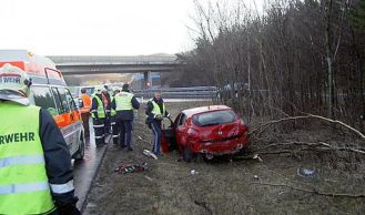Vorschaubild: Verkehrsunfall auf der A21
