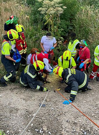 Vorschaubild: Schwerer Motorradunfall auf der A21