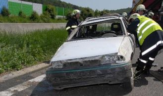 Vorschaubild: Verkehrsunfall auf der A21