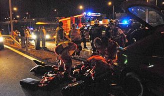 Vorschaubild: Verkehrsunfall auf der A2