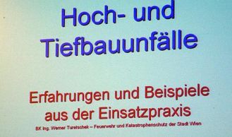 Vorschaubild: Schulung über Einsätze bei Bauunfällen