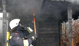 Vorschaubild: Geräteschuppen in Vollbrand in Guntramsdorf