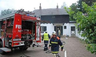 Vorschaubild: Dachstuhlbrand in Gaaden