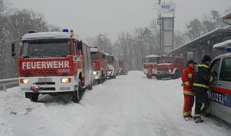 Vorschaubild: Schneechaos auf der Außenringautobahn