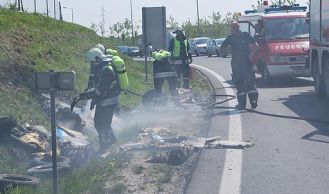 Vorschaubild: Ladegut geriet in Brand