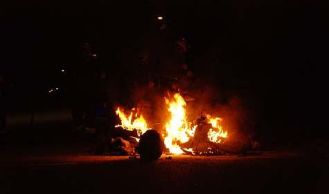 Vorschaubild: Motorradbrand in Maria Enzersdorf