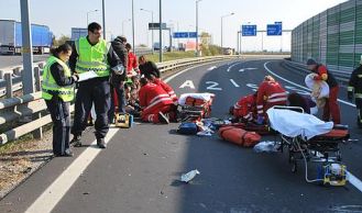Vorschaubild: Verkehrsunfall auf der A21