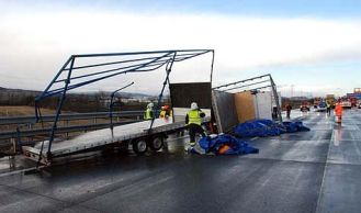 Vorschaubild: LKW Bergung fordert Totalsperre der A2