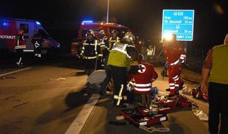 Vorschaubild: Tragischer Verkehrsunfall auf der A2