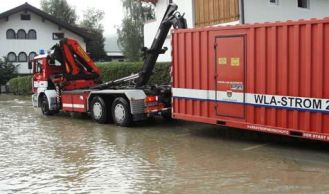 Vorschaubild: Feuerwehr Mödling bei Hochwasserkatastrophe in Mittersill