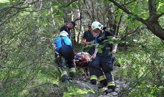 Vorschaubild: Personenrettung aus unwegsamen Gelände in Mödling