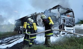 Vorschaubild: LKW Brand auf der A21