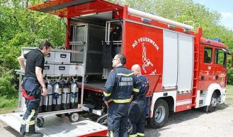 Vorschaubild: Taucheinsatz in Brunn am Gebirge