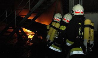 Vorschaubild: Brand einer Absauganalge in Laxenburg